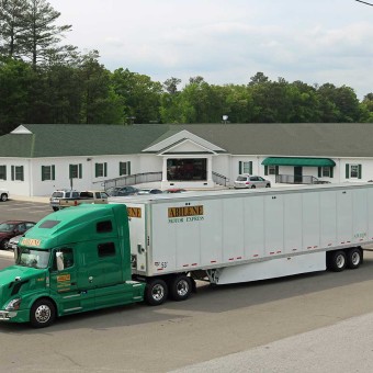 Abilene Truck in from of Headquarters in Richmond, Virginia